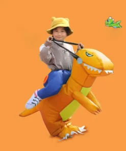 🦖🦖3D Ride Inflatable Dinosaur Costume