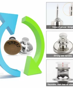 (🎉EARLY NEW YEAR SALE - 48% OFF) Button Pins for Jeans(Set/8Pcs)