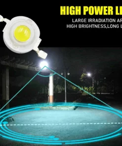 (Winter Sale- 50% OFF！) Solar Led Lamp 250W / 6000K