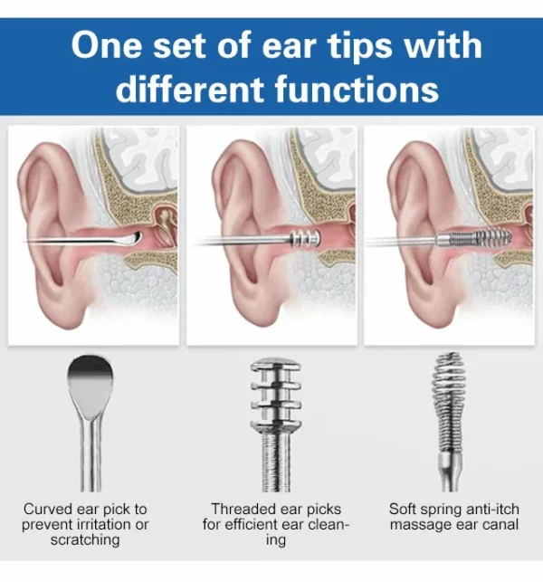 (🔥Разпродажба за 2-ра годишнина) — Инструмент за почистване на уши Spring Ear Spoon