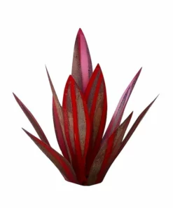 HandMade Painted Metal Century Plant