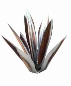 HandMade Painted Metal Century Plant