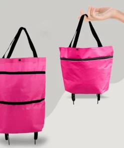 💕Bolsa Multiusos Plegable Con Ruedas