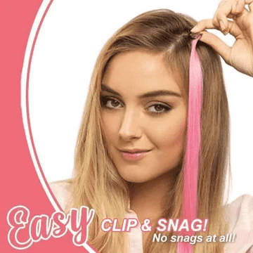 InstaClip-On Colored Hair Extensions