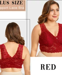 The Lacy Bra – Front Closure 5D Shaping Push Up Bra – Seamless, Beauty Back, Comfy