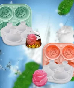 🍃 Iibka Guga 50% Off-Large Rose Ice Cube Mold🧊🍹