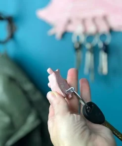 Cute Piglet Key Ring Hanging Board