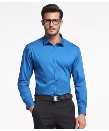 BAMBOO FIBER STRETCH CREASE-RESISTANT SHIRT