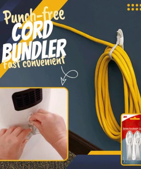 PUNCH-FREE CORD BUNDLER