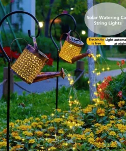 💦Τελευταία μέρα 70% ΕΚΠΤΩΣΗ- Solar Waterfall Lights💐