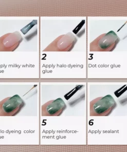 Nail Art Color Halo Dyeing Gel