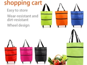 💕Multi-purpose Folding Shopping Bag With Wheels