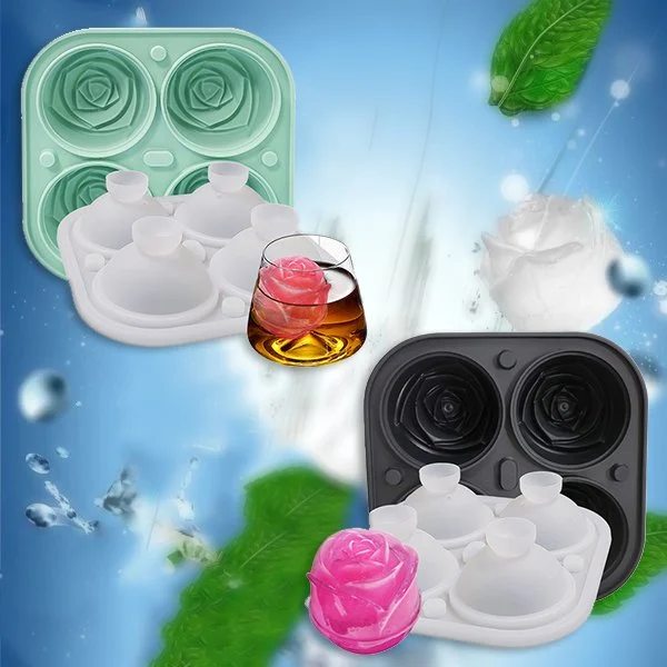 🍃 Reic an earraich 50% OFF-Cube Ice Cube Mòr Ròs Mould🧊🍹