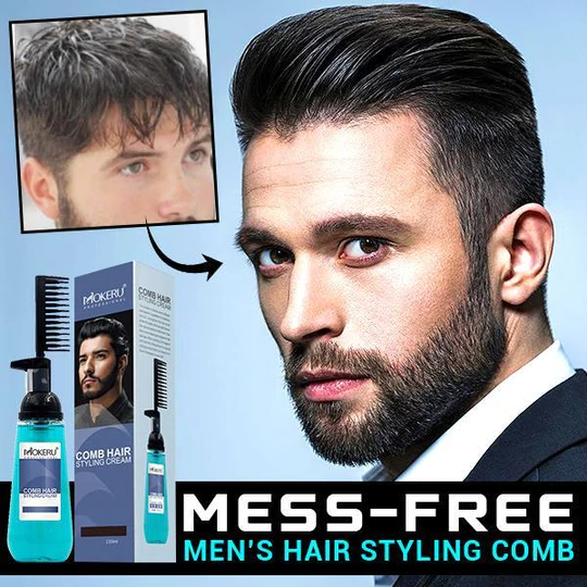 Mess-Free Men's Hair Styling Comb