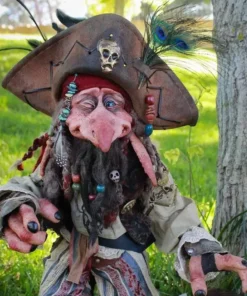 Retro Gothic Leprechaun Garden Decoration