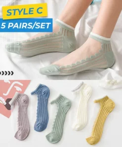 FASHION COOL CRYSTAL SILK SOCKS