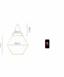 1 buah cermin gantung kamar mandi bentuk geometris cermin gantung sederhana gaya Nordic