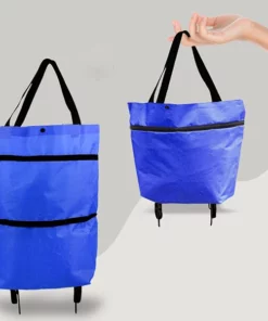 💕Multi-purpose Folding Shopping Bag With Wheels