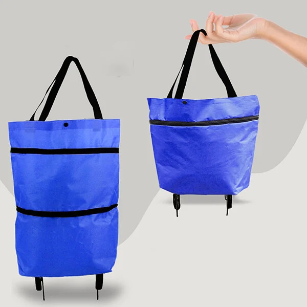 💕Multi-purpose Folding Shopping Bag With Wheels