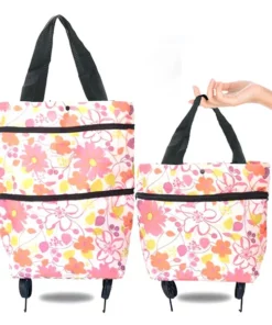 💕Bolsa da compra plegable multiusos con rodas