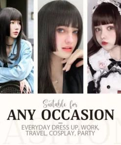 PRINCESS-CUT FOREHEAD BANGS HAIR CLIP