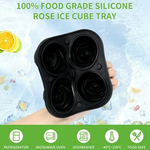 🍃Spring Sale 50% OFF-Large Rose Ice Cube Mould🧊🍹