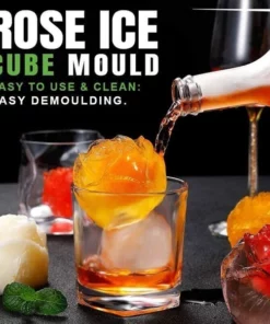 🍃Spring Sale 50% OFF-Large Rose Ice Cube Mould🧊🍹