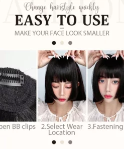 PRINCESS-CUT FOREHEAD BANGS HAIR CLIP