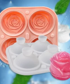 🍃 Iibka Guga 50% Off-Large Rose Ice Cube Mold🧊🍹