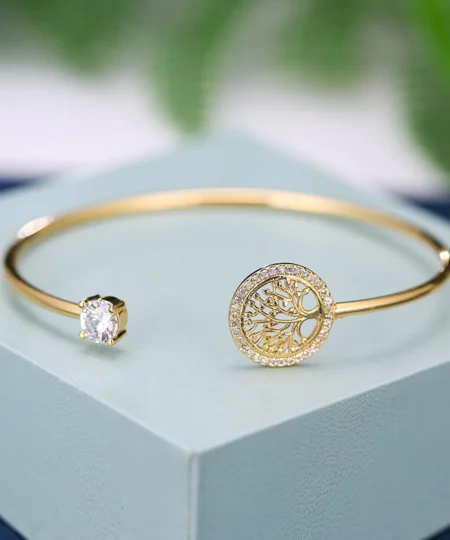 Zircon Stone Bracelet "The Tree of Life"