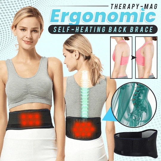 Therapy-Mag™ Ergonomic Self-Heating Back Brace