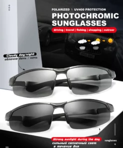 SunRay™ Outdoor Photochromic Polarized Glasses