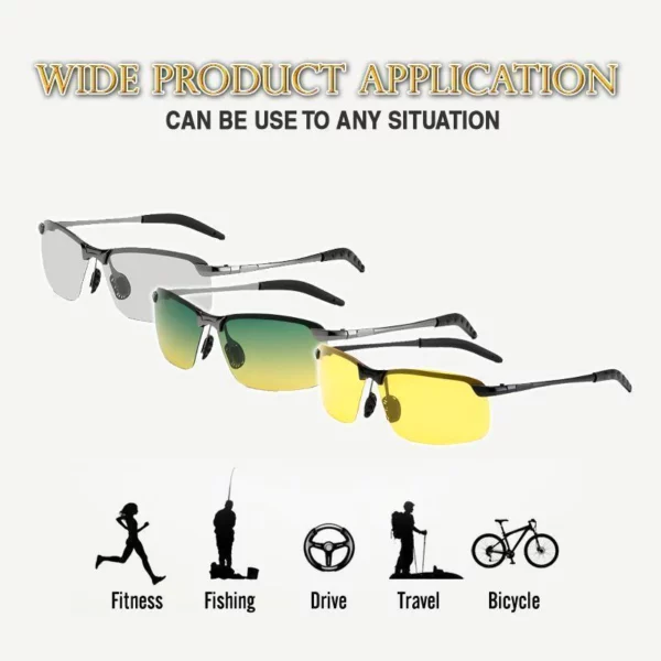 SunRay™ Outdoor Photochromic Glasses