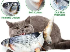Flippity Floppy Fish Cat Toy