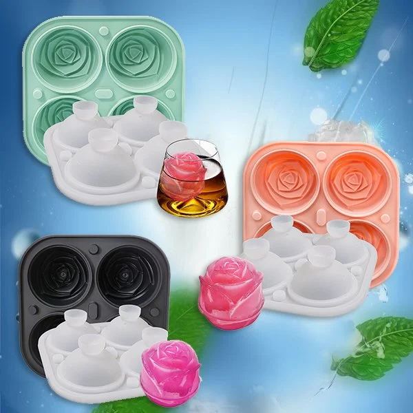 🍃Lenteuitverkoping 50% AFSLAG-Groot Rose Ice Cube Mould🧊🍹