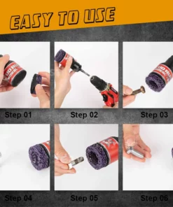 🔥40% OFF LAST DAY PROMOTION🔥Stud Rust Removal Tool Made Of Military Grade ABS