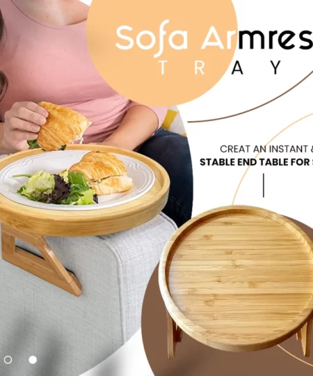 ECO-FRIENDLY SOFA ARMREST TRAY