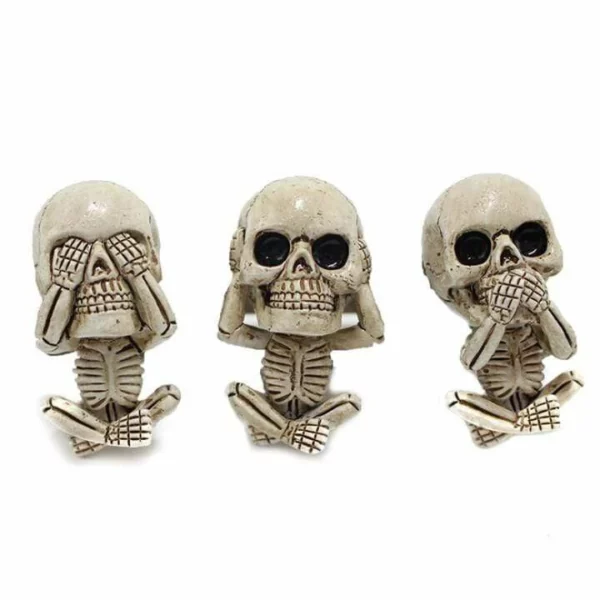 Evil Skull Trio Statue (Set of 3pcs)