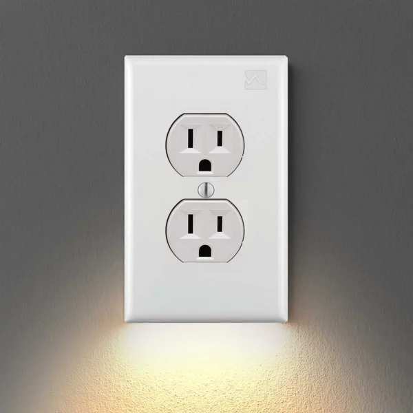 (50% OFF) Outlet Wall Plate With Night Lights - No Batteries Or Wires