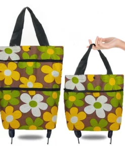 💕Multi-purpose Folding Shopping Bag With Wheels