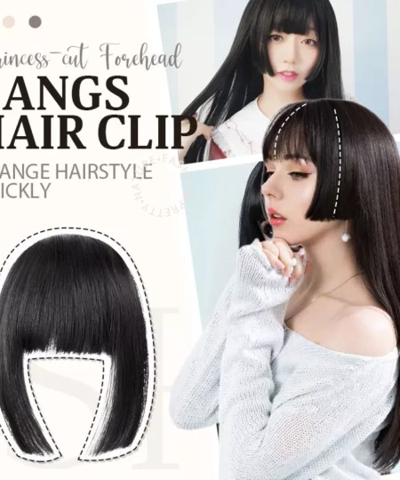 PRINCESS-CUT FOREHEAD BANGS HAIR CLIP