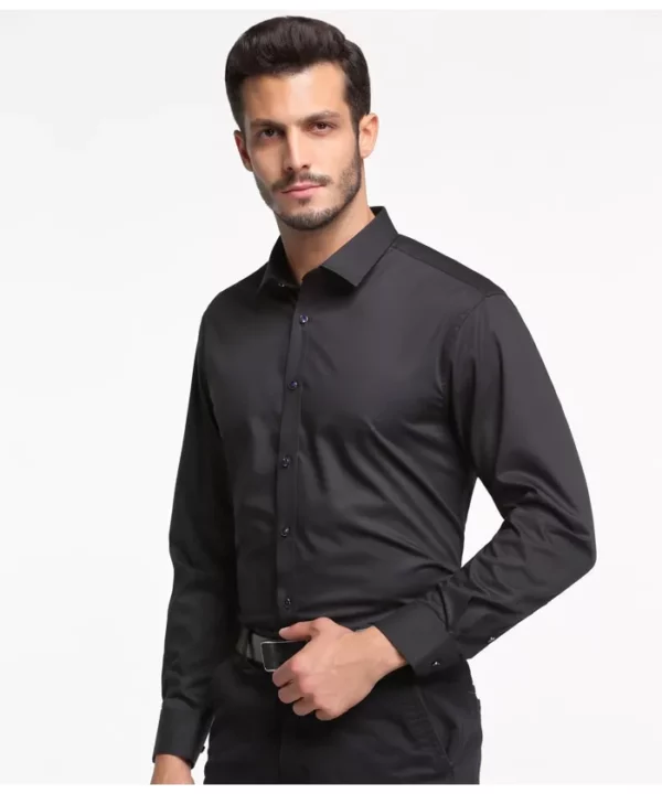 CAMISA RESISTENTE ÀS RUGAS DE FIBRA DE BAMBU