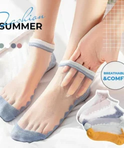 FASHION COOL CRYSTAL SILK SOCKS