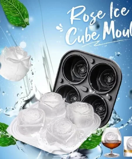 🍃 Iibka Guga 50% Off-Large Rose Ice Cube Mold🧊🍹