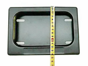 USA Motorcycles Roller Shutter License Plate Frame w/ Remote