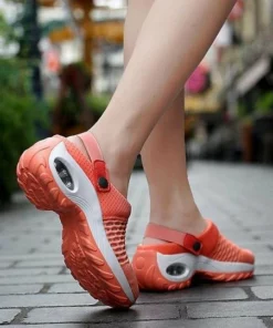 Diabetik Walking Air Cushion Sepatu Slip-Ortopedi
