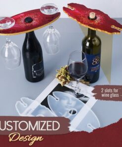 DIY Resin Wine And Glass Holder 2pcs Set