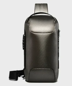 New Carbon Fiber Streamline Anti-Theft Sling Bag
