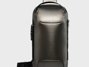 New Carbon Fiber Streamline Anti-Theft Sling Bag