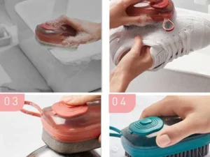 2 In 1 Automatic Liquid Adding Cleaning Brush